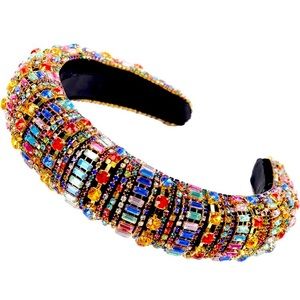 Rainbow 🌈 rhinestone headband